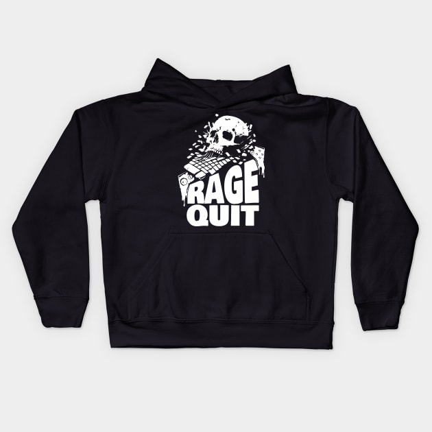 Gamer Quit Kids Hoodie by Insomnia_Project